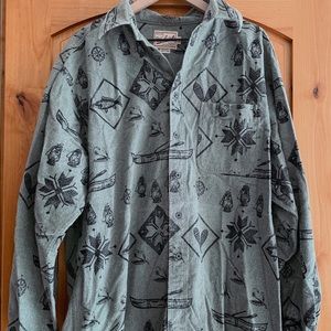 Woolrich Patterned Button-up